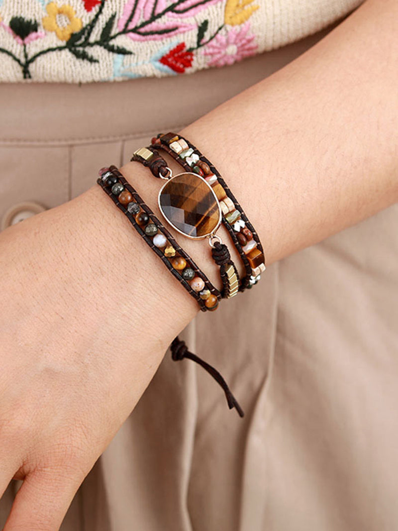 Geometrical Shape Triple-Layer Bracelet Trandify Deal