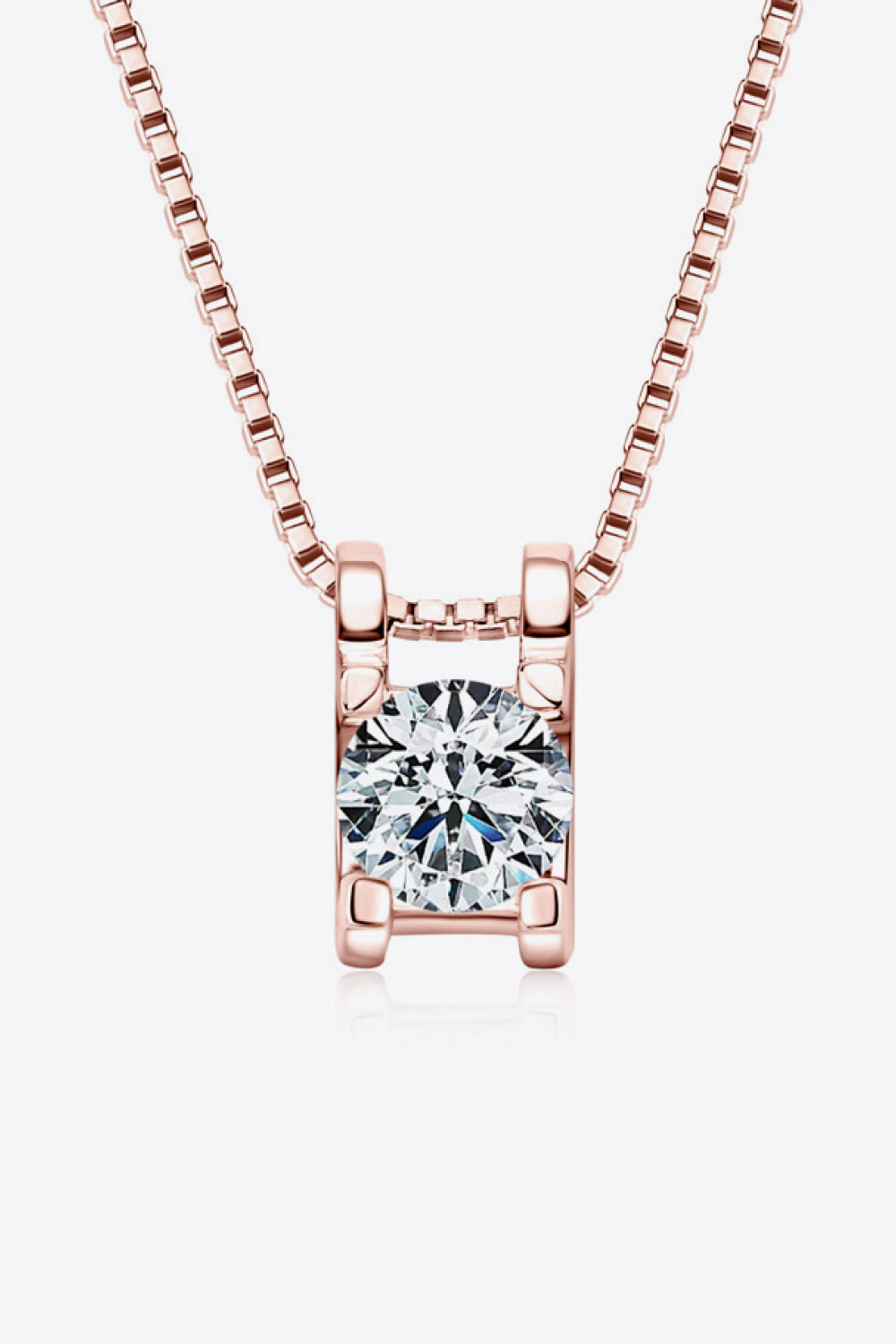 Moissanite 925 Sterling Silver Necklace Trandify deal