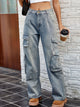 Washed Jeans with Pockets Trandify Deal