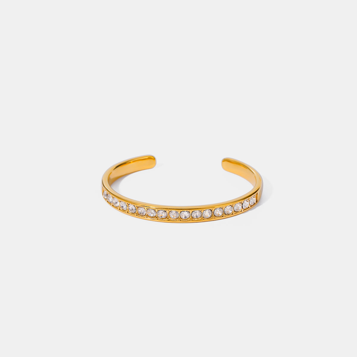 Stainless Steel Inlaid Zircon Bracelet Trandify Deal