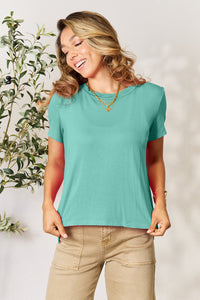 Basic Bae Full Size Round Neck Short Sleeve T-Shirt Trandify deal