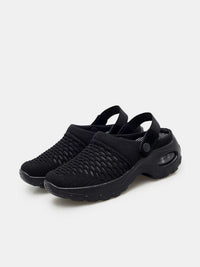 Mesh Round Toe Wedge Sandals Trandify Deal