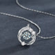 0.5ct Moissanite Pendant Necklace for Women - 925 Sterling Silver