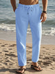 Breathable Relaxed Fit Pants for Big & Tall Men – Stylish Lounge Wear with Pockets