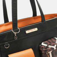 Nicole Lee USA Geometric Pattern Tote Bag Trandify deal