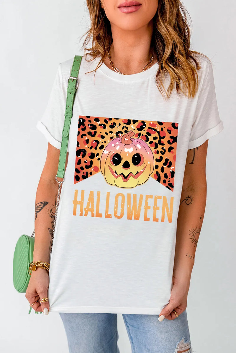 Graphic Round Neck Short Sleeve T-Shirt - Trandify Deal