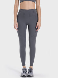 Millennia Pocketed High Waist Active Leggings Trandify deal