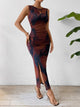 Honey Slit Round Neck Midi Tank Dress Trandify deal