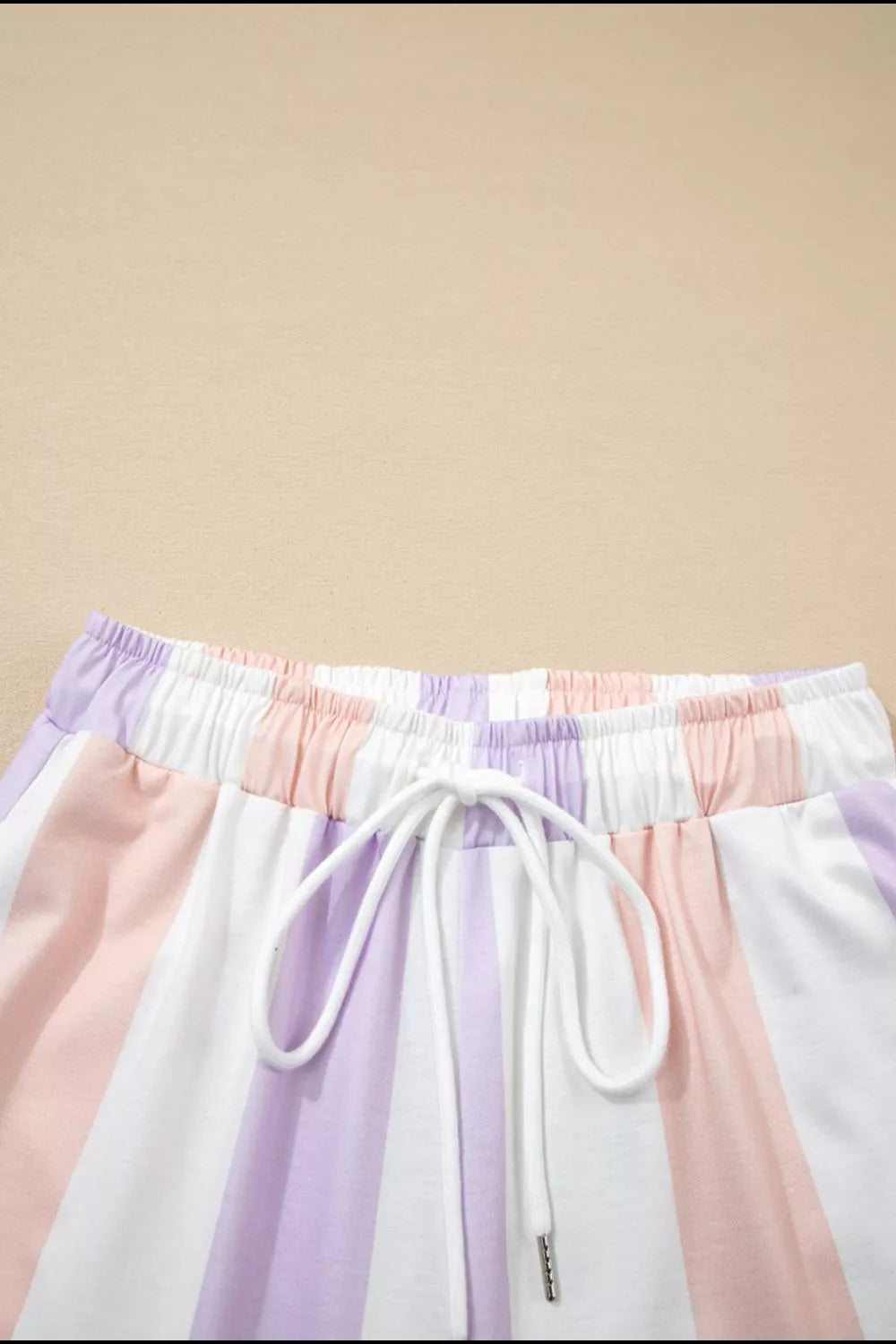 Women's Striped Drawstring Pants with Pockets - Comfy Casual Wear