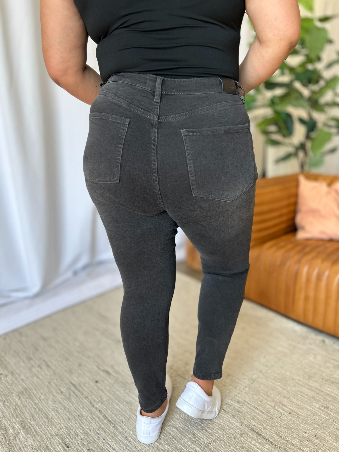 RFM Full Size High Rise Tummy Control Skinny Jeans Trandify Deal