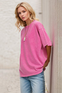 Basic Bae Round Neck Half Sleeve T-Shirt Trandify Deal