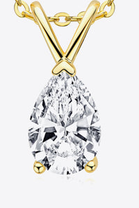 1.5 Carat Moissanite Pendant 925 Sterling Silver Necklace Trandify Deal