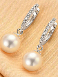 925 Sterling Silver Freshwater Pearl Earrings Trandify Deal