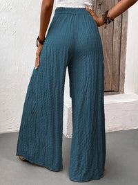 Tied Slit Wide Leg Pants Trandify deal
