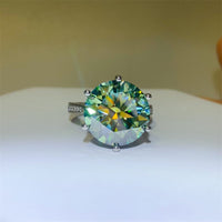 10 Carat Moissanite 925 Sterling Silver Ring Trandify Deal