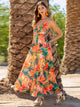 Twisted Printed V-Neck Cami Dress Trandify deal