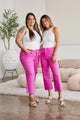 RFM Full Size Tummy Control High Waist Raw Hem Jeans Trandify deal