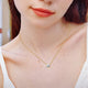1 Carat Moissanite 925 Sterling Silver Pendant Necklace Trandify Deal