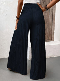 Tied Slit Wide Leg Pants Trandify deal