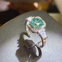 3 Carat Moissanite 925 Sterling Silver Ring Trandify Deal