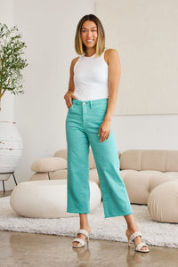 RFM Full Size Tummy Control High Waist Raw Hem Jeans Trandify deal
