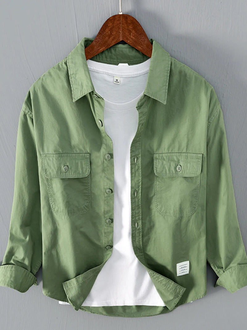 Casual & Formal Plus Size Men’s Shirt – Stretch Comfort Fit for Office or Weekend Wear