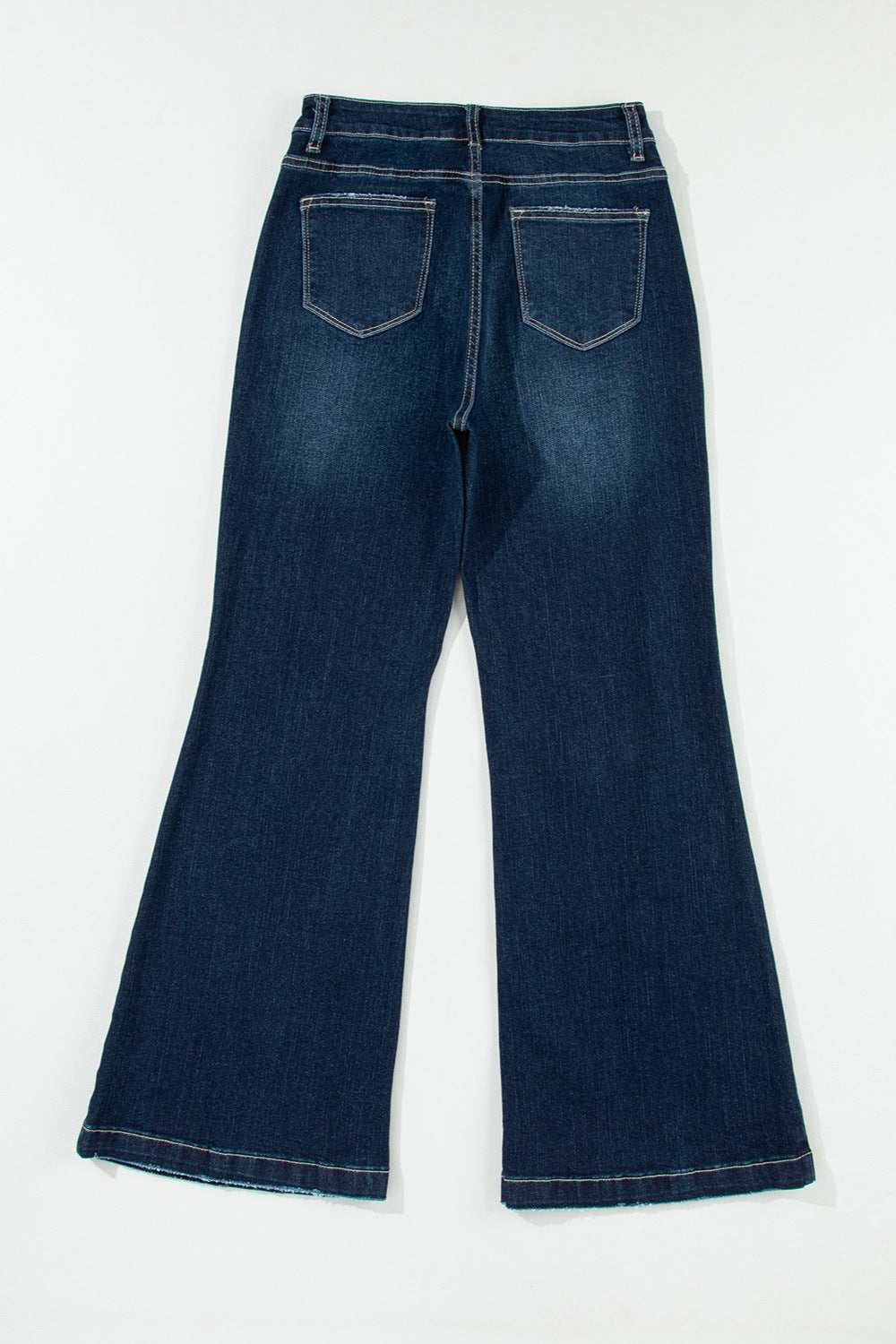 Distressed Wide Leg Jeans with Pockets Trandify deal