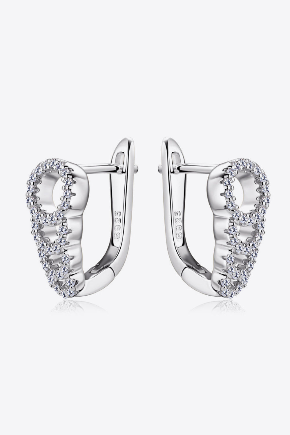 Moissanite 925 Sterling Silver Earrings Trandify Deal