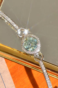 2 Carat Moissanite Platinum-Plated Bracelet Trandify deal