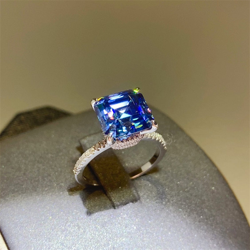 5 Carat Moissanite Zircon 925 Sterling Silver Ring Trandify Deal