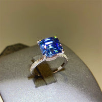 5 Carat Moissanite Zircon 925 Sterling Silver Ring Trandify Deal
