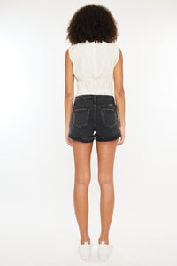 Kancan High Waist Distressed Denim Shorts Trandify deal