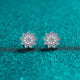 925 Sterling Silver Moissanite Zircon Stud Earrings Trandify Deal