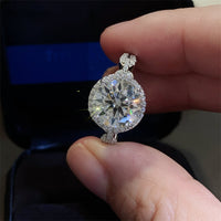 3 Carat 925 Sterling Silver Moissanite Ring Trandify Deal