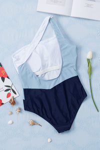 Full Size Cutout Color Block Sleeveless One-Piece Swimwear Trandify deal