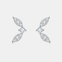 Moissanite 925 Sterling Silver Stud Earrings Trandify deal