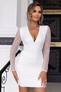 Cutout Sequin Mesh Mini Dress Trandify Deal