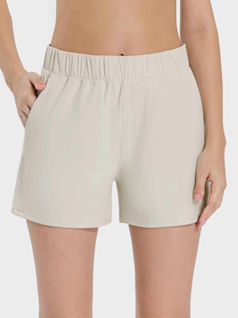 Millennia Elastic Waist Active Shorts Trandify deal
