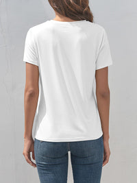 Dragonfly Graphic Round Neck Short Sleeve T-Shirt Trandify deal