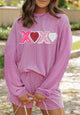 Matching Valentine’s Top & Shorts Set – Romantic Gift for Her