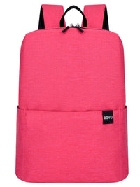 Solid Color Nylon Backpack Bag Trandify Deal