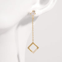925 Sterling Silver Inlaid Zircon Earrings Trandify Deal