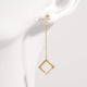 925 Sterling Silver Inlaid Zircon Earrings Trandify Deal