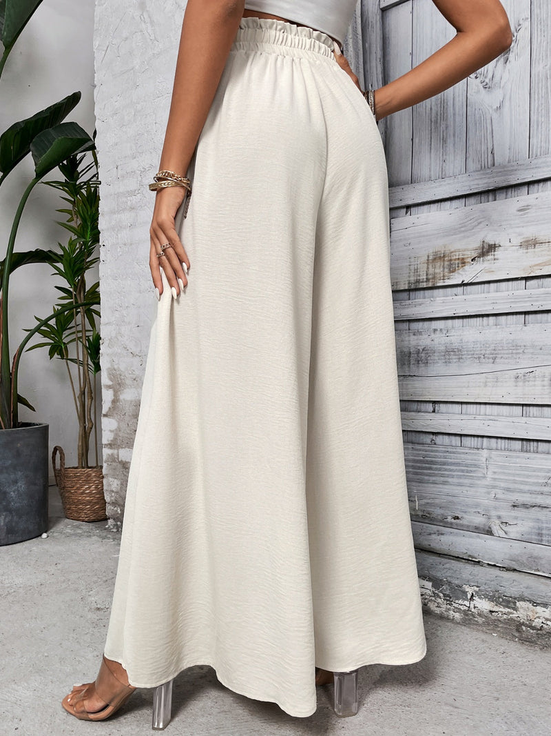 Tied High Waist Wide Leg Pants Trandify deal