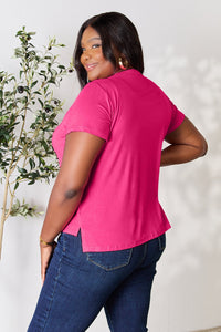 Basic Bae Full Size Round Neck Short Sleeve T-Shirt Trandify deal