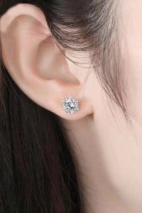 Stuck On You 4 Carat Moissanite Stud Earrings Trandify Deal