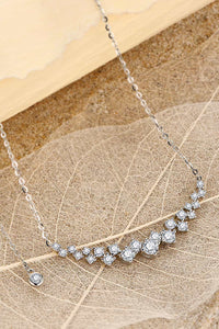 1.64 Carat Moissanite 925 Sterling Silver Necklace Trandify Deal