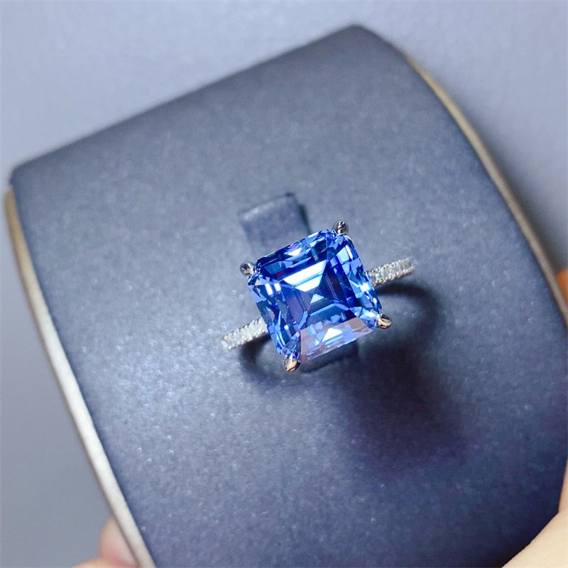 5 Carat Moissanite Zircon 925 Sterling Silver Ring Trandify Deal