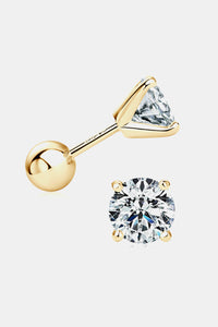 2 Carat Moissanite 925 Sterling Silver Stud Earrings Trandify Deal