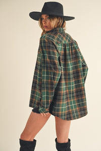 Soft Flannel Shirt for Women – Casual Plaid Fall Fashion